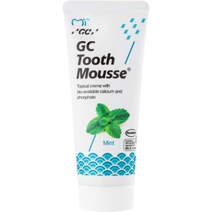 GC Tooth Mousse ásványfeltöltő védőkrém az érzékeny fogakra fluoridmentes íz Mint 35 ml kép