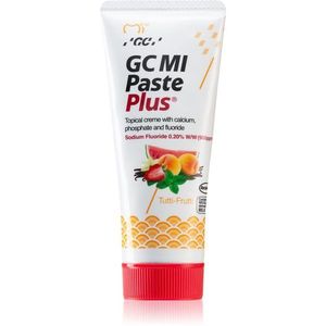 GC MI Paste Plus ásványfeltöltő védőkrém az érzékeny fogakra fluoriddal íz Tutti Frutti 35 ml kép