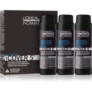 L’Oréal Professionnel Homme Cover 5' színező hajfesték 3 db kép
