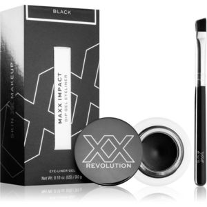 XX by Revolution MAXX IMPACT tartós zselés szemhéjtus ecsettel árnyalat Black 3 g kép