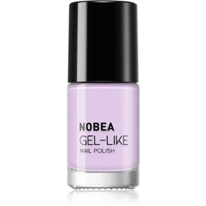 NOBEA Day-to-Day Gel-like Nail Polish körömlakk géles hatással árnyalat Soft lilac #N05 6 ml kép