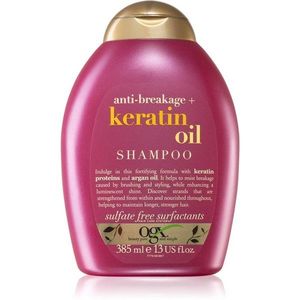 OGX Keratin Oil erősítő sampon keratinnal és argán olajjal 385 ml kép