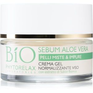 Phytorelax Laboratories Bio Sebum Aloe Vera hidratáló géles krém a zsíros bőr redukálására 50 ml kép