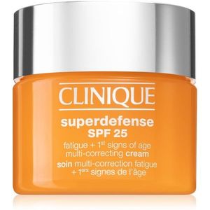 Clinique Superdefense™ SPF 25 Fatigue + 1st Signs Of Age Multi-Correcting Cream krém az öregedés első jelei ellen kombinált és zsíros bőrre SPF 25 50 kép