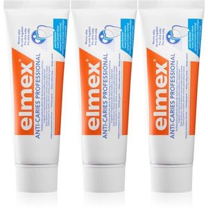 Elmex Anti-Caries Professional fogkrém fogszuvasodás ellen 3 x 75 ml kép