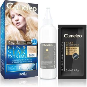 Delia Cosmetics Cameleo Blonde Star Extreme élénkítő púder keratinnal 25 g kép