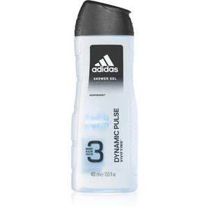 Adidas Dynamic Pulse tusfürdő gél arcra, testre és hajra 3 az 1-ben 400 ml kép