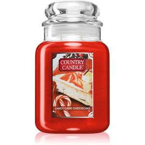 Country Candle Candy Cane Cheescake illatos gyertya 680 g kép