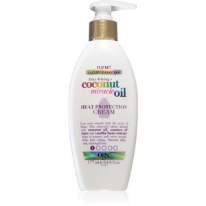 OGX Coconut Miracle Oil hővédő krém a rakoncátlan haj kisimítására 177 ml kép