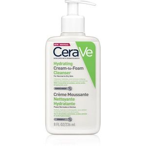 CeraVe Cleansers tisztító habzó krém normál és száraz bőrre 236 ml kép