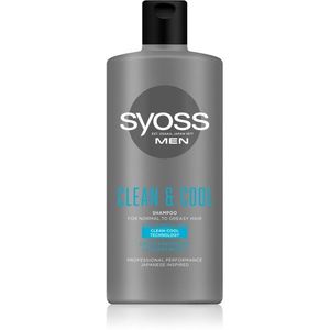 Syoss Men Clean & Cool sampon normál és zsíros hajra 440 ml kép