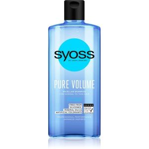 Syoss Pure Volume dúsító hatású micellás sampon szilikonmentes 440 ml kép