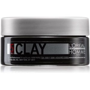 L’Oréal Professionnel Homme 5 Force Clay modellező agyag erős fixálás 50 ml kép