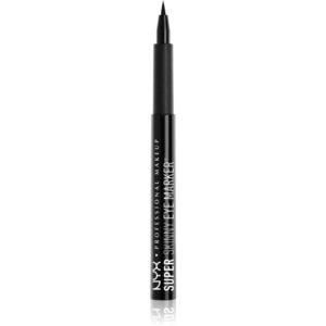 NYX Professional Makeup Super Skinny Eye Marker széles applikátorú szemhéjtus árnyalat Carbon Black 1.1 ml kép