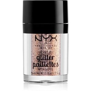 NYX Professional Makeup Glitter Goals Metálos csillámpor az arcra és a testre árnyalat 04 Goldstone 2.5 g kép