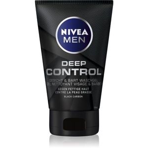 Nivea Men Deep tisztító gél az arcra és a szakállra 100 ml kép