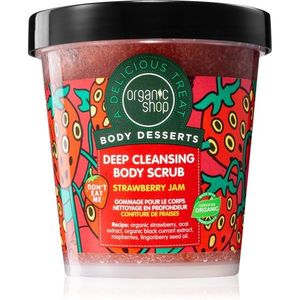 Organic Shop Body Desserts Strawberry Jam mélytisztító peeling testre 450 ml kép