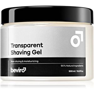 Beviro Transparent Shaving Gel borotválkozási gél uraknak 500 ml kép