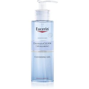 Eucerin DermatoClean tisztító gél az arcbőrre hidratáló hatással 200 ml kép