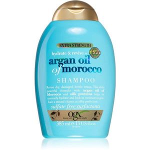 OGX Argan Oil Of Morocco Extra Strenght megújító sampon nagyon sérült törékeny hajra 385 ml kép