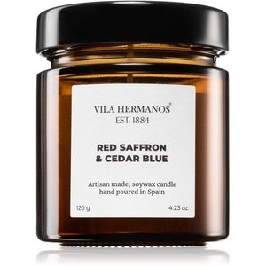 Vila Hermanos Apothecary Red Saffron & Cedar Blue illatgyertya 120 g kép