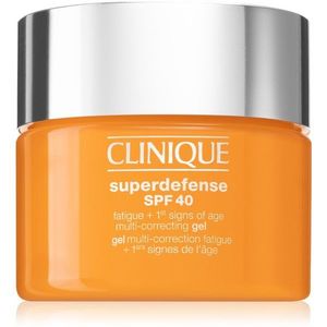 Clinique Superdefense™ SPF 40 Fatigue + 1st Signs of Age Multi Correcting Gel krém az öregedés első jelei ellen minden bőrtípusra SPF 40 30 ml kép
