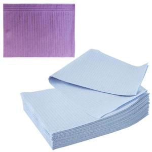 Kozmetikai Előkék, lila - Prima PE and Paper Medical Towel Tissue 33 x 45 cm kép
