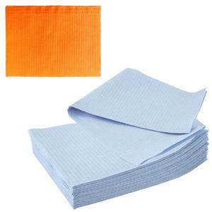 Kozmetikai Előkék, narancssárga - Prima PE and Paper Medical Towel Tissue 33 x 45 cm kép