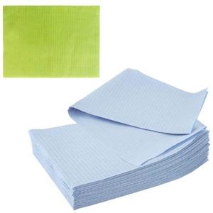 Kozmetikai Előkék, zöldcitrom szín - Prima PE and Paper Medical Towel Tissue 33 x 45 cm kép