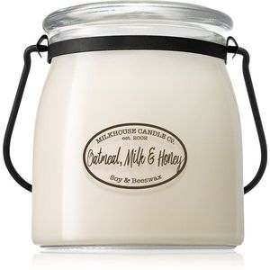Milkhouse Candle Co. Creamery Oatmeal, Milk & Honey illatgyertya Butter Jar 454 g kép