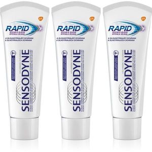 Sensodyne Rapid fogkrém érzékeny fogakra 3x75 ml kép