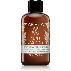 Apivita Pure Jasmine Pure Jasmine Shower Gel hidratáló tusoló gél esszenciális olajokkal 75 ml kép