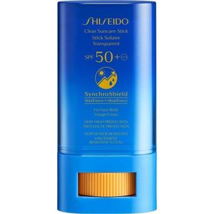 Shiseido Sun Care Clear Stick UV Protector WetForce helyi ápolás a káros napsugarak ellen SPF 50+ 20 g kép