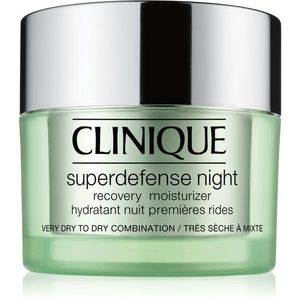 Clinique Superdefense™ Night Recovery Moisturizer éjszakai hidratáló krém a bőröregedés első jeleinek eltüntetésére 50 ml kép