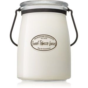 Milkhouse Candle Co. Creamery Sweet Tobacco Leaves illatgyertya Butter Jar 624 g kép