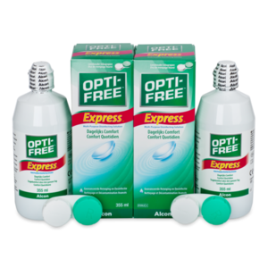 Alcon OPTI-FREE Express kontaktlencse folyadék 2 x 355 ml kép