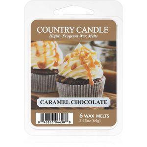 Country Candle Caramel Chocolate illatos viasz aromalámpába 64 g kép