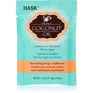 HASK Monoi Coconut Oil revitalizáló kondicionáló a fénylő és selymes hajért 50 ml kép