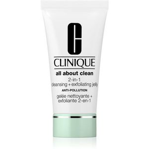 Clinique All About Clean 2-in-1 Cleansing + Exfoliating Jelly hámlasztó tisztító gél 150 ml kép