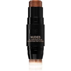 Nudestix Nudies Matte multifunkcionális smink a szemre, az ajkakra és az arcra árnyalat Deep Maple Eh 7 g kép