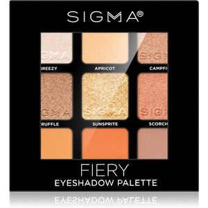 Sigma Beauty Eyeshadow Palette Fiery szemhéjfesték paletta 9 g kép