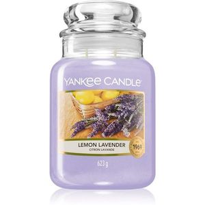 Yankee Candle Lemon Lavender illatgyertya Classic kis méret 623 g kép