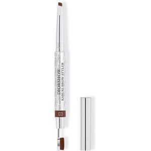 DIOR Diorshow Kabuki Brow Styler szemöldök ceruza kefével árnyalat 03 Brown 0, 29 g kép