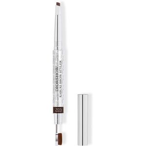 DIOR Diorshow Kabuki Brow Styler szemöldök ceruza kefével árnyalat 032 Dark Brown 0, 29 g kép