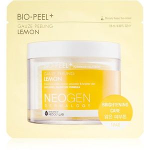 Neogen Dermalogy Bio-Peel+ Gauze Peeling Lemon arctisztító peeling párnácskát az élénk és kisimított arcbőrért 1 db kép