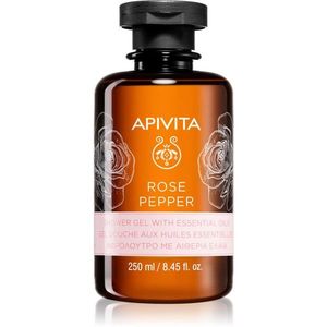 Apivita Rose Pepper Rejuvenating Showel Gel tusfürdő gél esszenciális olajokkal 250 ml kép
