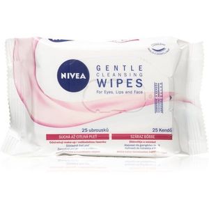 Nivea Face Cleansing tisztító gyengéd törlőkendő mandulatejjel 25 db kép