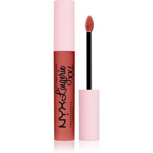 NYX Professional Makeup Lip Lingerie XXL matt folyékony állagú ajakrúzs árnyalat 06 - Peach flirt 4 ml kép