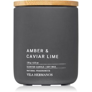 Vila Hermanos Concrete Amber & Caviar Lime illatgyertya 120 g kép