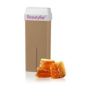 Egyszer Használatos Görgőfejes Szőrtelenítő Gyanta - Beautyfor Wax Roll-On Cartridge, Méz, 100ml kép